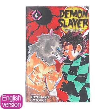 1 Knjiga Japanske Anime Demon Slayer Kimetsu No Je 4 Omladinska Knjiga Manga Engleski Skup Stripova