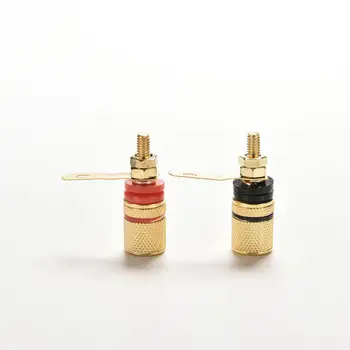 1 Par Kontakta Pojačalo Zvučnika Kabel za Uzemljenje Za 4 mm Konektora tipa 