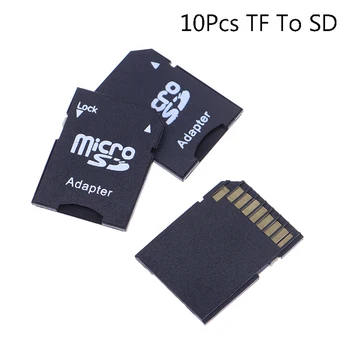 10 kom. Za Unutarnje Skladištenje Računala Micro SD TransFlash TF Na SD SDHC Adapter memorijske Kartice Pretvarač Telefona Tableta Kartica