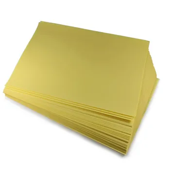 100 kom./lot 600 g Tiskana pločica pcb Termalni Papir Žute Boje, Prijenos termo transfer papir formata A4