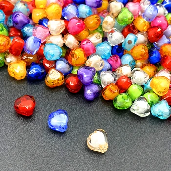 100 kom./lot 8 mm u obliku Srca Akrilne Perle za Izradu nakita, Ogrlice i Naušnice, Narukvice Ručno Diy