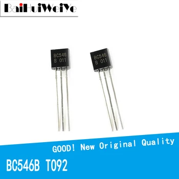 100 Kom./LOT BC546B BC546 546B 546 TO-92 TO92 Триодный NPN tranzistor 65/0.1 A Novi Originalni Chipset dobre kvalitete