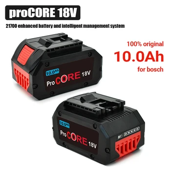 100% kvalitetni li-ion Punjiva Baterija 18V 10.0 Ah GBA18V80 za Punjive Дрелей Bosch 18 V MAX