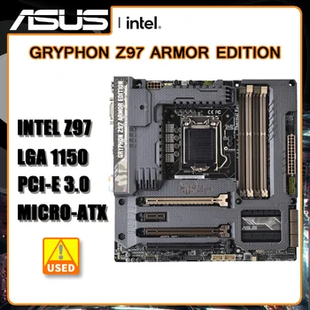 1150 Matična ploča Z97 Za procesor Xeon E3-1270 V3 Matična ploča ASUS GRYPHON Z97 ARMOR EDITION 32 GB DDR3 PCI-E 3.0 i SATA III Micro-ATX