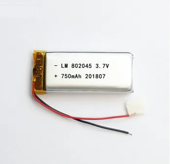 2/5/10 kom 3,7 750 mah 802045 lithium-ion polymer baterija 2,0 mm Priključak JST