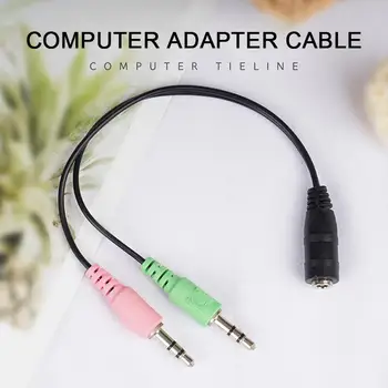 2 u 1 Kabel adapter za mobilni telefon, pc slušalice, usb kabel, adapter za mikrofon, muški i ženski Audio kabel 3,5 mm