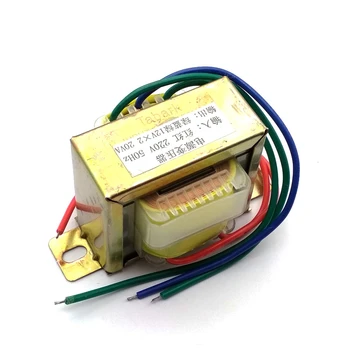 20 W EI feritnu jezgru Ulaz 220v 50 Hz Okomiti Nosač Električni Agregat Transformator Izlazni Napon Doubel 12