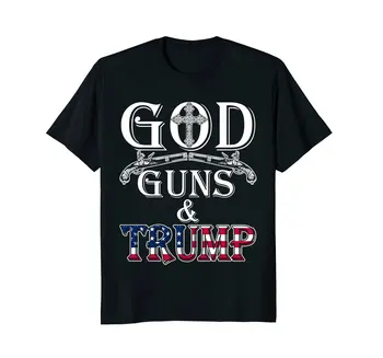 2019 Nova Branded Podijela, 100% Pamučna t-Shirt God Guns i Trump, Majica sa 2 Amandman, Majice s likom Trump 45