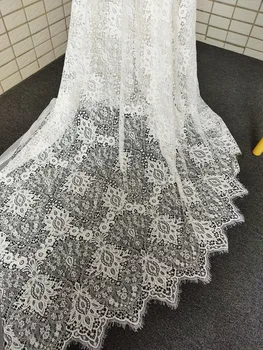 3 m/lot 150 cm topla rasprodaja Francuski cvjetne čipke tkanina Шантильи i završiti na izbor DIY dječja haljina košulja, suknja pribor