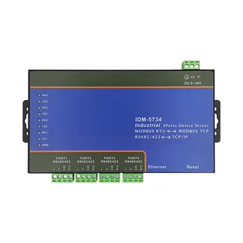 4-kanalni RS-485/422 Serijski Server Modbus Gateway 4-port RS485 na Ethernet TCP/IP