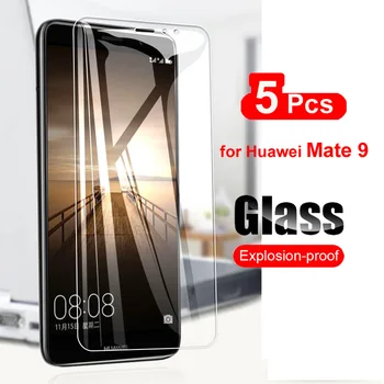 5PCS 9H Zaštitno Staklo za Huawei Mate 9 Telefon Zaštitnik Ekrana za Huawei Mate 9 Mate9 Tvrdi Kaljeno Staklo Garde