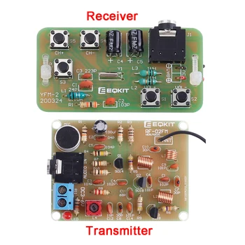 88-108 Mhz DIY Kit FM odašiljač i Prijemnik modul Frekvencijski Modulacija Stereo Prijem pcb