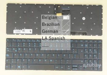 Belgijski Brazilski i Njemački Španjolski tipkovnica LA Za Lenovo Ideapad Gaming L340R-15IRH L340R-17IRH SN20T04692 LCM16H6 sa plavim pozadinskim osvjetljenjem