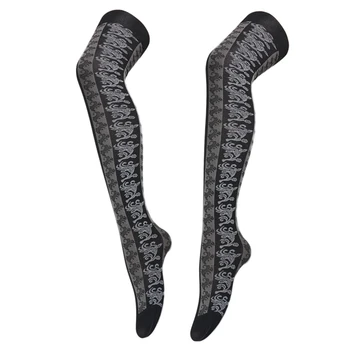 Berba Čarape S Po Cijeloj Površini Za Žene, Ljetni Crne Duge Čarape, Prozračna Tanke Elastične Ženske Uske Visoke Čarape