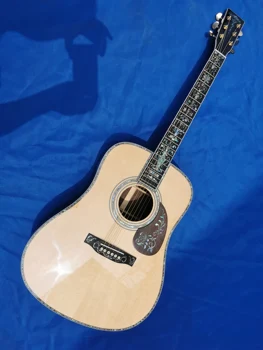 Besplatna Dostava 41-inčni akustična gitara je izrađena od punog drveta, akustična gitara, električna gitara akustična