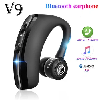 Bežična Bluetooth slušalica je V9 Za Muškarce i žene, poslovni slušalice s mikrofonom hands-free, slušalice za podešavanje glasnoće, Sportski Slušalice PK V8i12