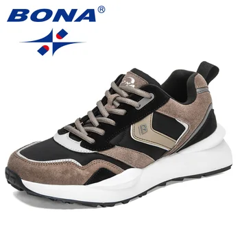 BONA 2022 Novi Dizajn Klasične Staze za cipele Muške Lagane Tenisice Ulične Sportske Tenisice Za Trčanje Muške Cipele Zapatos De Hombre