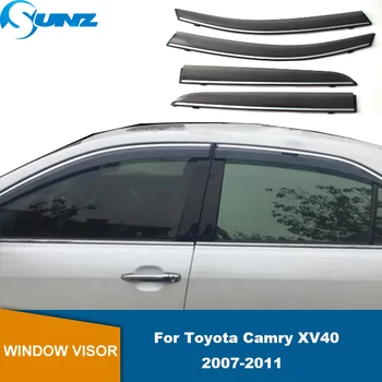 Bočni Prozor Viziri Za Toyota Camry XV40 2007 2008 2009 2010 2011 Vrata-Prozor Vizir Bočni Vjetar Deflectors Zaštita Od Sunca i Kiše
