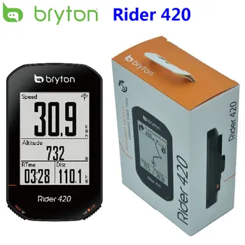 Bryton Rider 420 GPS Biciklistička Računalo S Omogućenom značajkom Bicikla Bryton Rider 420t 420e torbica Vodootporan bežični brzinomjer Novi 2022
