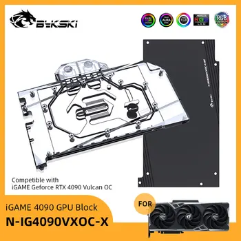 Bykski N-IG4090VXOC-X Hladnjak za Grafičke kartice iGame Geforce RTX 4090 Vulkan OC VGA Blok Tekućine DIY Rashladni Cooler Placa de vídeo
