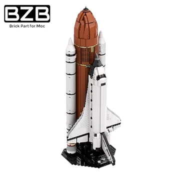 BZB MOC Space Shuttle Startni Centar Početna Platforma Kreativno Raketa Avion je Gradbeni Blok Model Dječje Igračke DIY Cigle Najbolji Pokloni