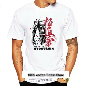 Camiseta estampada Vintage hecha en Kyokushin, camisa de estilo de lucha de Karate, nueva