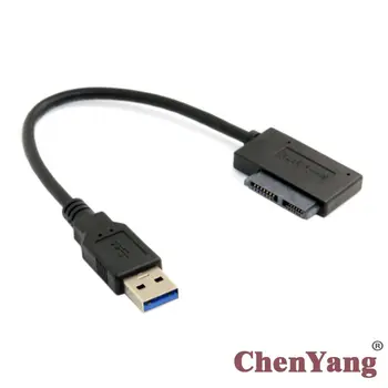 Chenyang 6 + 7 13pin Tanak Sata Adapter za USB 3.0 Kabel za Laptop Cd-DVD-Rom Optički Pogon