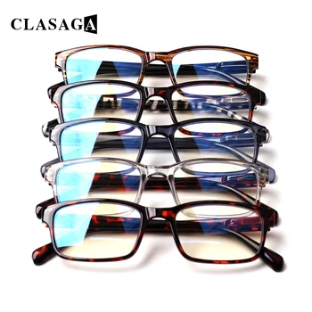 CLASAGA Plavo Svjetlo Blokiranje Naočale Za Čitanje Medusobno Zglob Muškarci Žene Anti UV računala Naočale S Ispupčen Oči Diopters 0-400