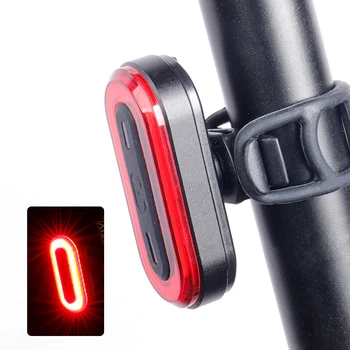 Deemount USB Bicikl dugo Svjetlo USB Punjenje sigurnosno Upozorenje Fenjer ovalnog oblika 30 led čipova COB Bicikl dugo Svjetlo dugo Svjetlo