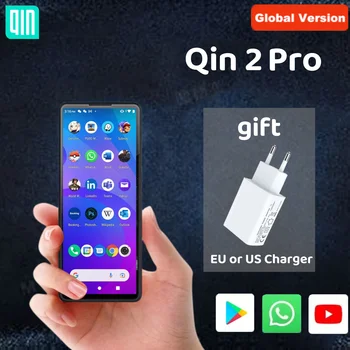 Dodaj globalnu verziju Google Qin 2 Pro Android 9 Sustav Osjetljiv na dodir Tipka za Smartphone 2 GB, 64 GB