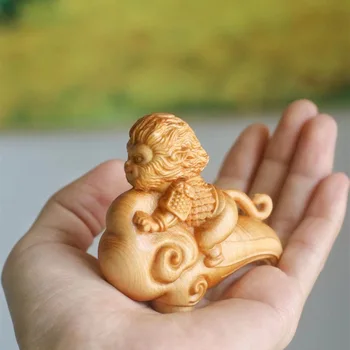 Drveni tv mitski lik Kralj Majmuna mali model ručne Slatke Dekoracije za vaš Dom stola mali dar za djecu