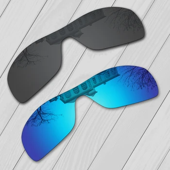 E. O. S 2 kom. Crnci i Ledene Plave Polarizovana Izmjenjive Leće za Sunčane Naočale Oakley Batwolf OO9101