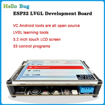 ESP32 HelloBug savjet za razvoj Espressif LCD zaslon LVGL LittlevGL Wi-Fi Bluetooth ekran