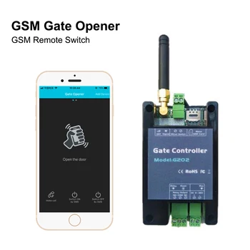 G202 2G GSM Gateway Otvarač Za Vrata Releja Prekidač Mobilnog Telefona Vrata Daljinski Upravljač Besplatan Poziv 850/900/1800/1900 Mhz Pristup