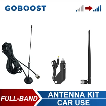 GOBOOST Auto Antena 2G 3G 4G Repeater Signala Puni Raspon LTE GSM CDMA 850-2600 Mhz Antenski Pojačivač za Mobilni Pojačalo 10 M Kabel