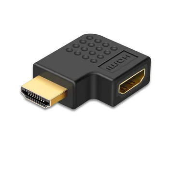 HDMI-kompatibilnu 90 stupnjeva pravokutni adapter HDMI priključak HDMI za muškarce i žene