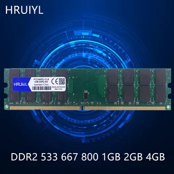 HRUIYL Tablica memoriju DDR2 1 GB 2 GB 4 GB 1,8 U Двухканальные memorijske kartice 533 667 ili 800 Mhz PC2-4200 5300 6400 Matična ploča RAČUNALA Memoria