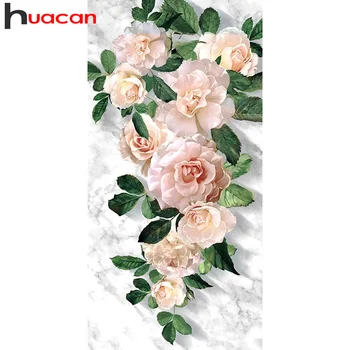 Huacan 5D Diamond Vez Komplet Ruža DIY Diamond Slikarstvo, Mozaik Cvijeće Modularni Slike Ukrasne Slike