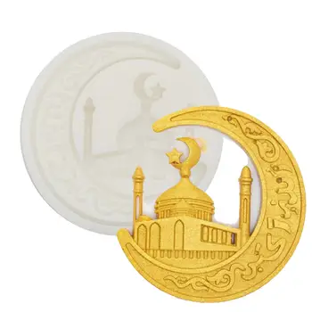 Islam Silikonska Forma Čokolada Gluposti Kalup Alata Za Ukrašavanje Kolača U Čokoladu Tijesto U Kalup Originalnost Kalup Kapanje Gumeni Oblik Zlatar