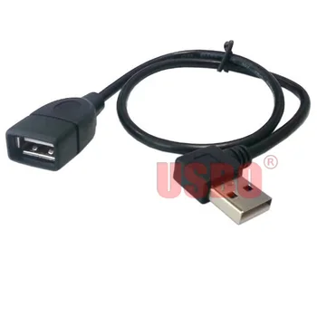 Isporuka Koljeno crno 0,1 M do 0,2 M 0,3 M 0,5 M 1,0 M do 1,5 M 90 stupnjeva koljeno USB 2.0 A-A od muškaraca i žena računalo disk produžni kabel za prijenos podataka