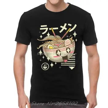 Kawaii Ramen Majica Muška Pamučna Majica S po cijeloj površini Ulica Majica Kratkih Rukava Japanski Rezanci Dar Ljubitelj Majica Top
