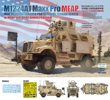 Kit modela T-MODEL GH72A04 1/72 mjerilu M1124A1 Maxx Pro MEAP