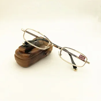Klasične muške naočale za čitanje, ženske metalne naočale za čitanje, Kristalno naočale, leće, naočale za dalekovidost, stupanj od + 100 do + 400