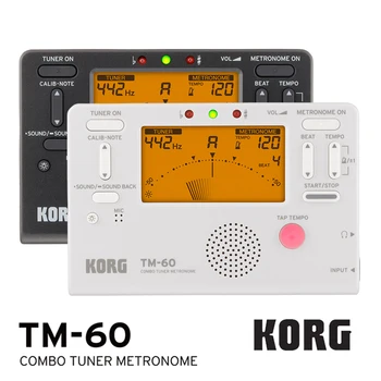 KORG TM60 TM60C Tuner Metronom puhačke/gitara/ukulele/saksofon/violina/flauta tuner Univerzalni metronom (možete odabrati CM300)