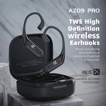 KZ AZ09 PRO Bežične Slušalice Uho Kuka Bluetooth-Kompatibilni 5.2 Nadogradnja Hi-FI Slušalice Čepići za Uši Slušalice Punjač Torbica