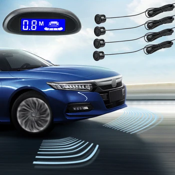 LCD-Senzor za Parkiranje Vozila Senzor za Parkiranje Sistem za Otkrivanje Зуммера Automatsko Парктроника Automobila Reverzibilni Radar Univerzalni