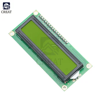 LCD1602 1602 LCD modul Plava/žuta Zelena ekran 16x2 karakter LCD zaslon PCF8574T PCF8574 PŠENICA I2C Sučelje 5 U