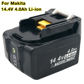 Led Indikator BL1440 14,4 V 4.0 Ah Li-Ion Punjiva Baterija za Makita BL1430 194066-1 194065-3 Bežični električni alati