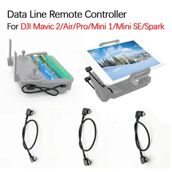 Linija za prijenos podataka za DJI Mavic 2/Air/Pro/Mini 1/Mini SE/Spark Povezivanje daljinskog upravljača Smartphone Tableta IOS/Type-C/Android Kabel