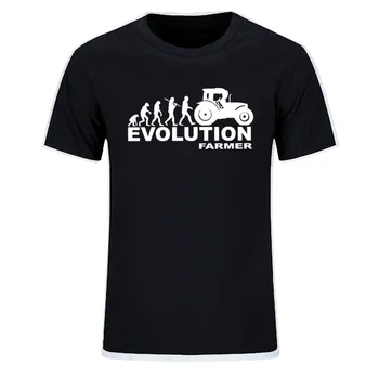 Ljetna Muška t-Shirt Farmer Evolution Sa Poljoprivredni Traktor Fendt Claas Machinery, Funky majica Kratkih Rukava i po cijeloj površini, Veličinu EU